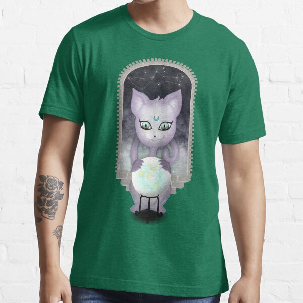 Mystic Miku | Crystal Ball & Zodiac | Teal Essential T-Shirt