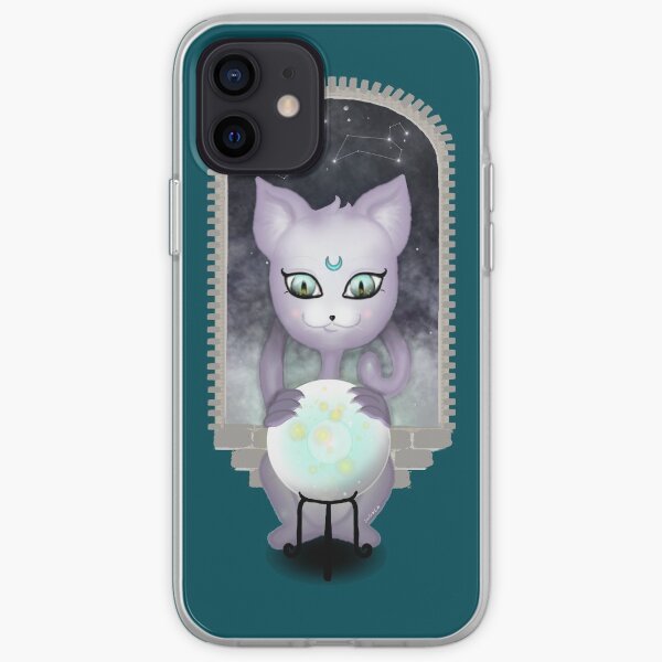 Mystic Miku | Crystal Ball & Zodiac | Teal iPhone Soft Case