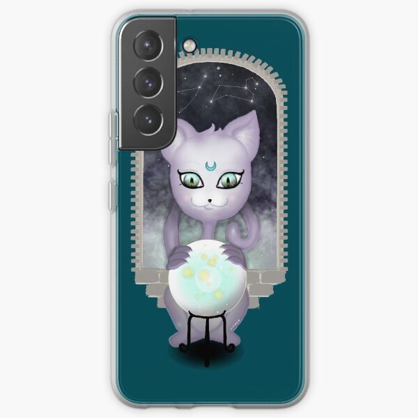 Mystic Miku | Crystal Ball & Zodiac | Teal Samsung Galaxy Soft Case