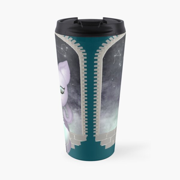 Mystic Miku | Crystal Ball & Zodiac | Teal Travel Mug