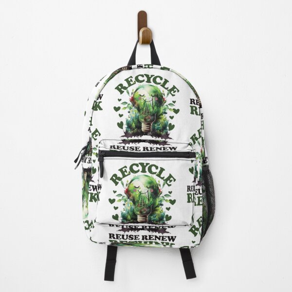 Item preview, Recycle Reuse Renew Rethink Earth Day Environmental Awareness designed and sold by GravitiTees.