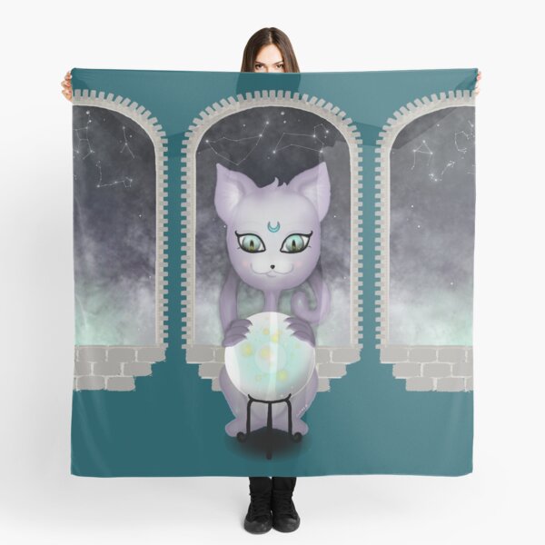 Mystic Miku | Crystal Ball & Zodiac | Teal Scarf
