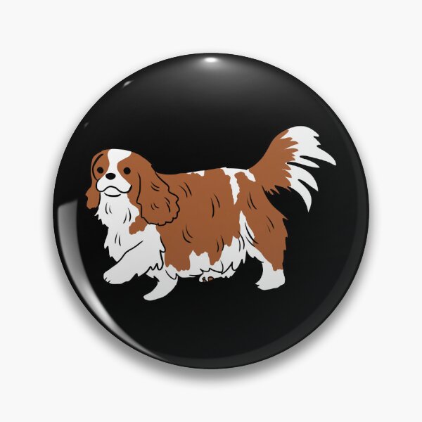 Item preview, Cavalier king charles spaniel dog cute illustration  designed and sold by Yarafantasyart.