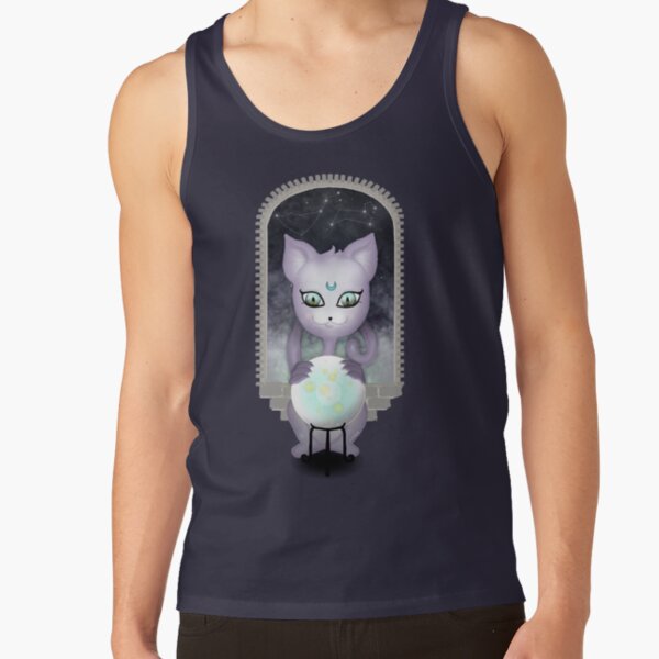 Mystic Miku | Crystal Ball & Zodiac | Navy Tank Top