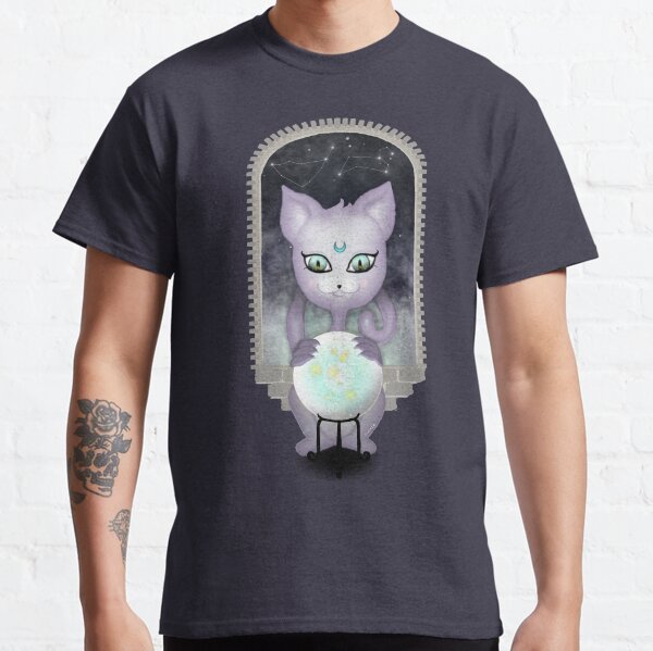 Mystic Miku | Crystal Ball & Zodiac | Navy Classic T-Shirt