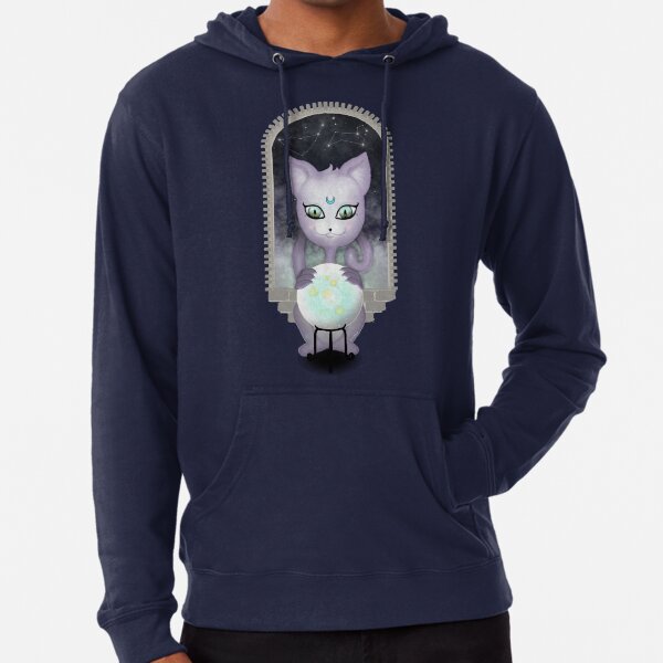 Mystic Miku | Crystal Ball & Zodiac | Navy Lightweight Hoodie