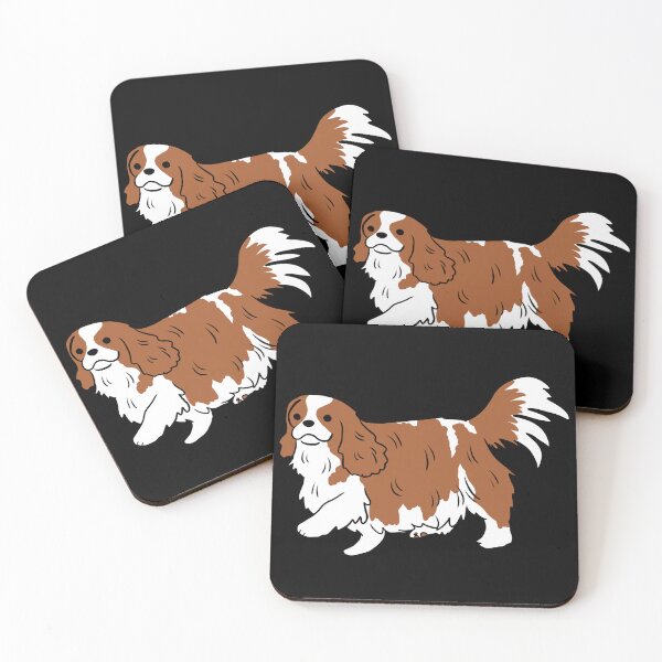 Item preview, Cavalier king charles spaniel dog cute illustration  designed and sold by Yarafantasyart.