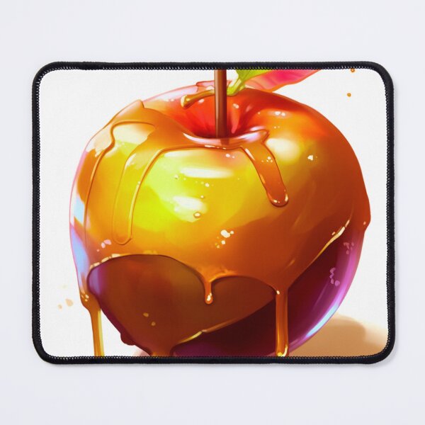 Item preview, caramel apple on white designed and sold by Bohabaz.