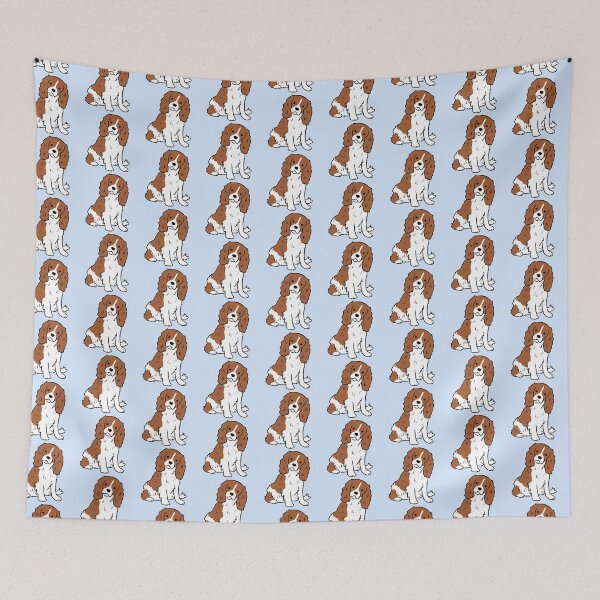 Item preview, Cavalier king charles spaniel dog cute illustration  designed and sold by Yarafantasyart.