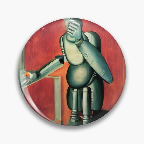 Item preview, Robot in the style of famous art. designed and sold by CRAFTER-MEDIA.