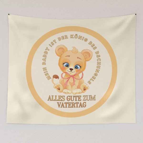 Item preview, Mein daddy ist der König des Dschungels - Alles Gute zum Vatertag designed and sold by Joejo19.
