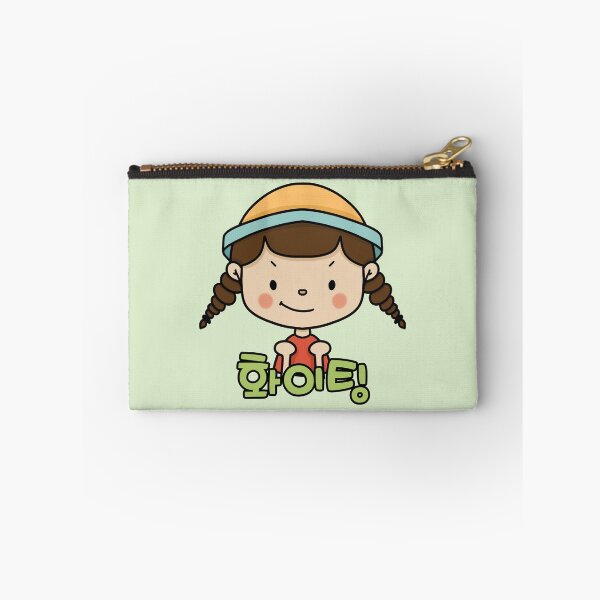 Item preview, A cute girl says, "Fighting/ hwaiting/ 화이팅" designed and sold by Kimchi-style-.