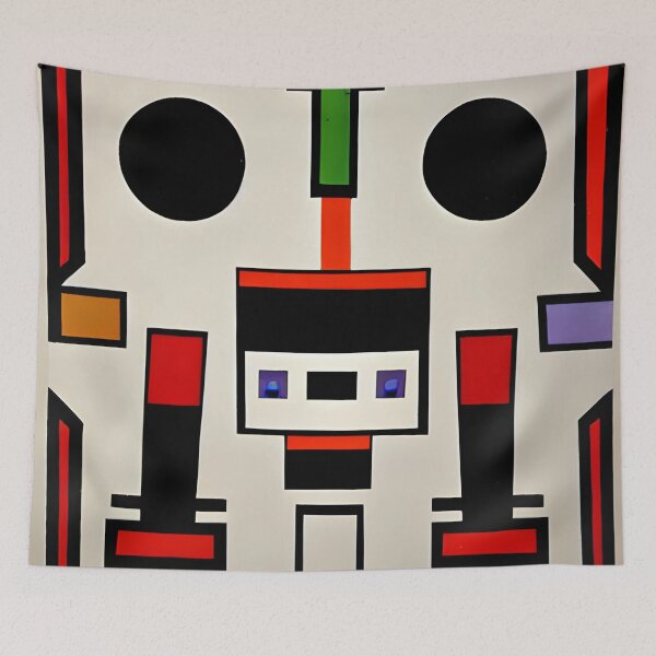 Item preview, Robot in the style of famous art. designed and sold by CRAFTER-MEDIA.