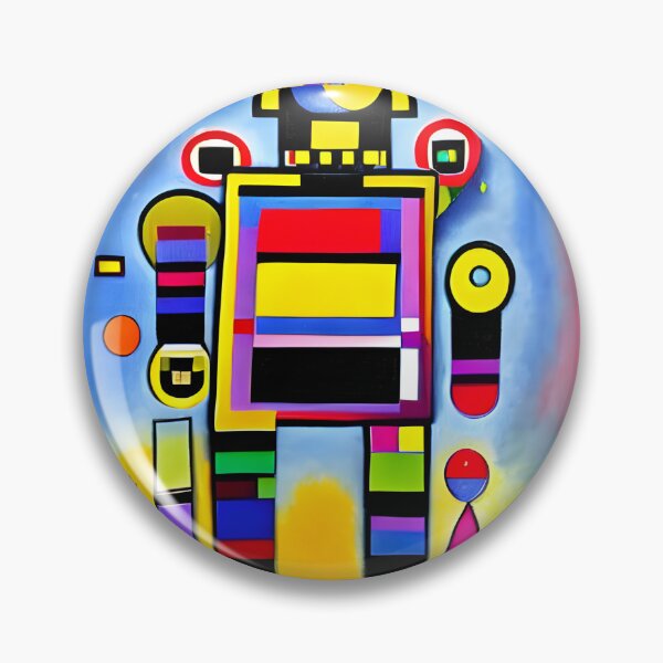 Item preview, Robot in the style of famous art. designed and sold by CRAFTER-MEDIA.