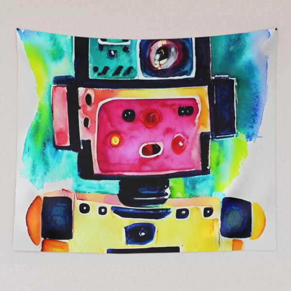 Item preview, Robot in the style of famous art. designed and sold by CRAFTER-MEDIA.