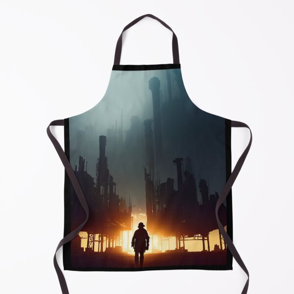 Item preview, Dieselpunk Distopian City designed and sold by PluckySquid.
