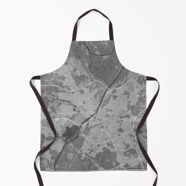 Item preview, Map of Angers (France) in gray vintage style designed and sold by blursbyai.