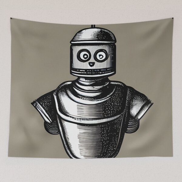 Item preview, Robot in the style of famous art. designed and sold by CRAFTER-MEDIA.