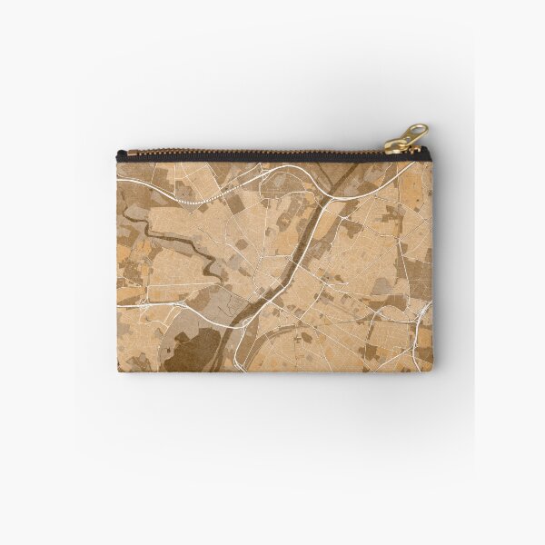 Item preview, Map of Angers (France) in sepia vintage style designed and sold by blursbyai.