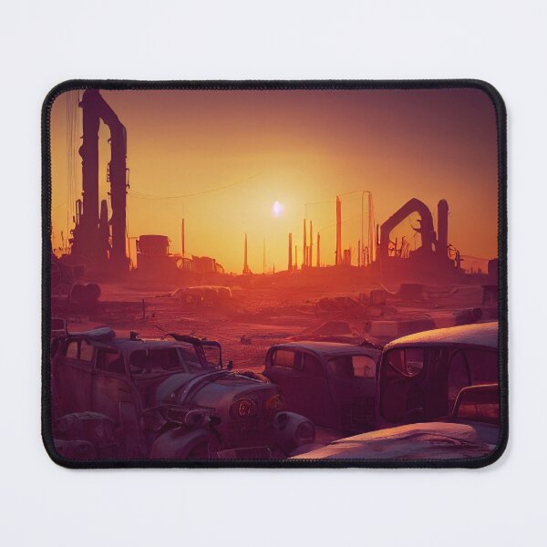 Item preview, Dieselpunk Distopian Landscape designed and sold by PluckySquid.