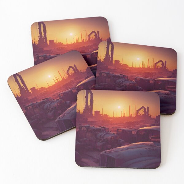 Item preview, Dieselpunk Distopian Landscape designed and sold by PluckySquid.
