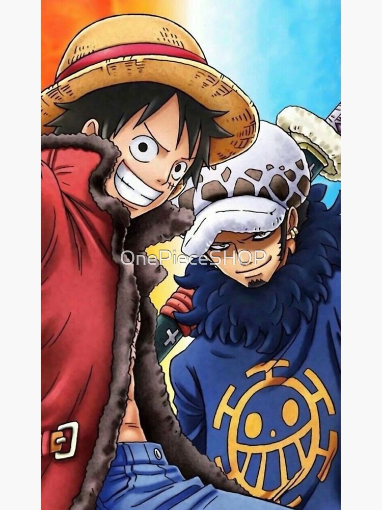 PEGATINAS LUFFY AND LAW - ONE PIECE