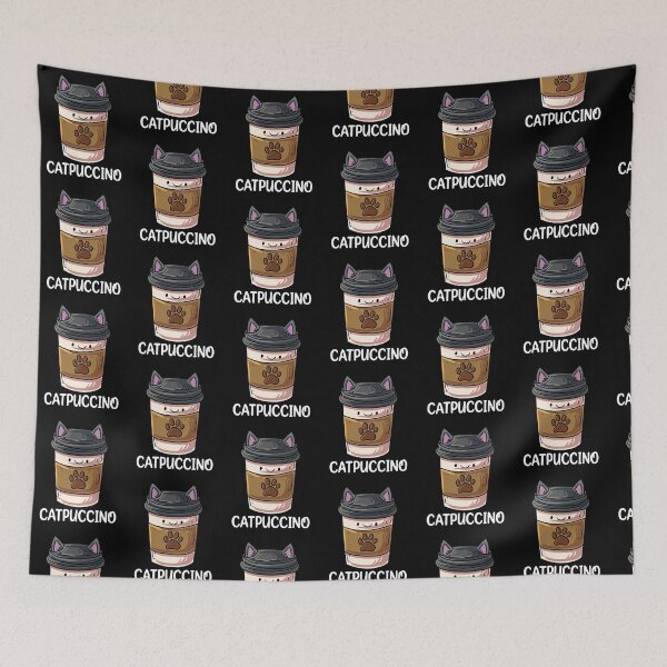 Item preview, Catpuccino Coffee Kawaii Cat Anime Otaku  designed and sold by Pubi.