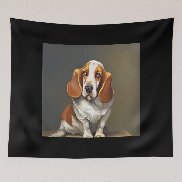Item preview, Basset Artésien Normand - Dog Portrait designed and sold by CrankyOldDude.