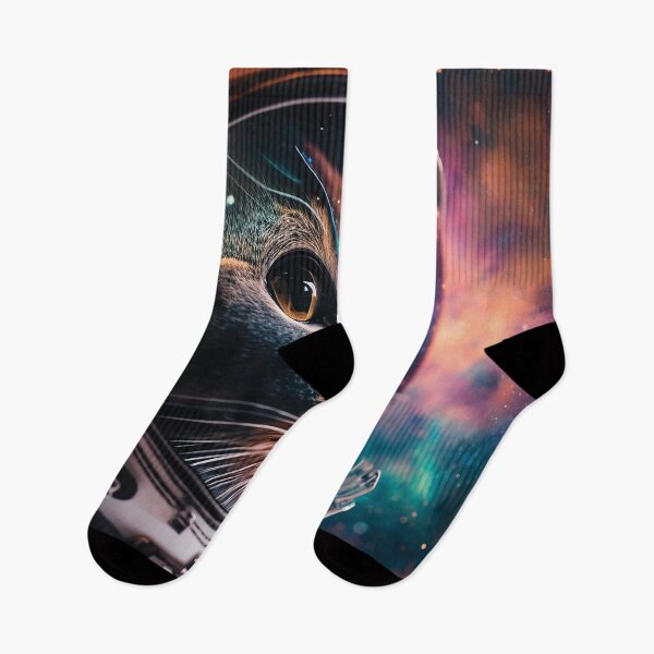 Aperçu de l'œuvre Explorez le cosmos avec votre nouvel ami, Astro Kitty créée et vendue par urbannft.