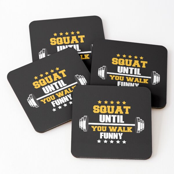 Item preview, squat until you walk funny designed and sold by GymWearWorks.