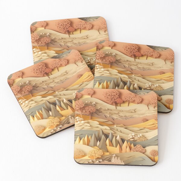 Item preview, Autumn 3d Landscape designed and sold by CanaryCanvas.