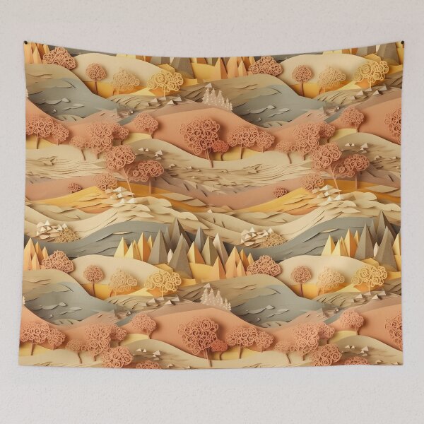 Item preview, Autumn 3d Landscape designed and sold by CanaryCanvas.