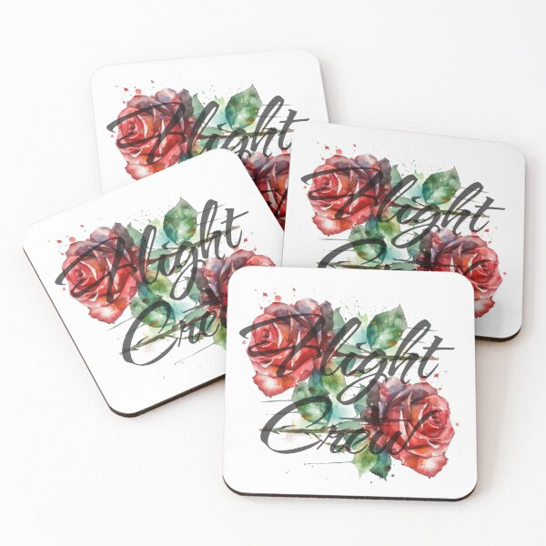 Item preview, Flight Crew & red Roses Flower watercolor design for Flight Attendants Stewardess designed and sold by AviationArtists.