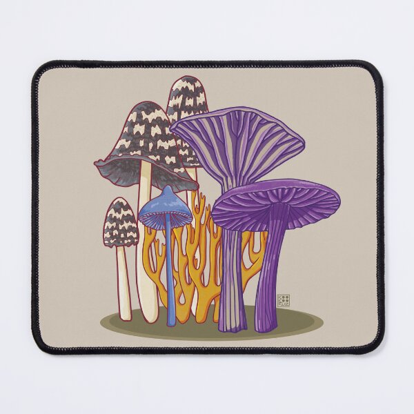 Item preview, Mushrooms| Hand Drawn Illustration designed and sold by KooKooRuz.