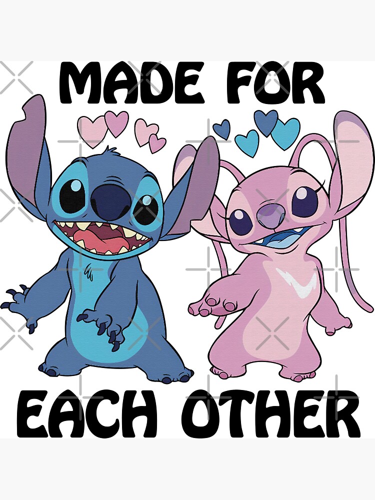 Disney Lilo & Stitch Angel and Stitch Made For Each Other Can Cup