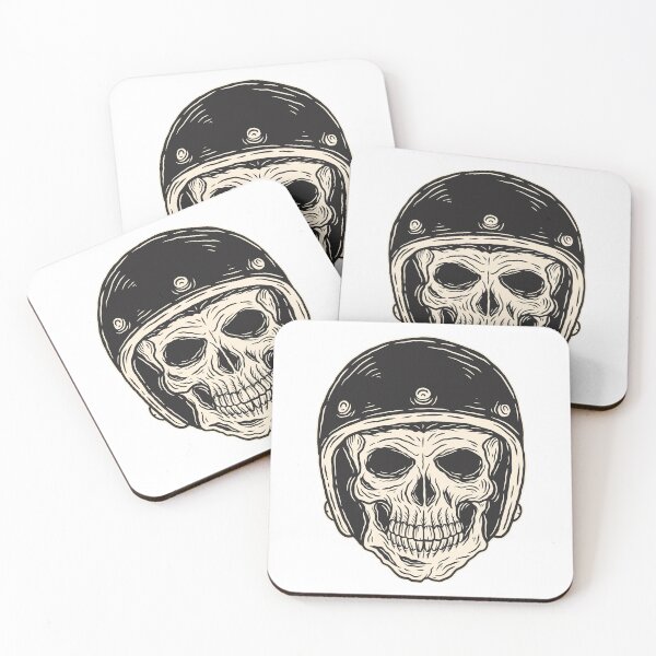 Item preview, Skull Motobike Rider designed and sold by VintageRealm.