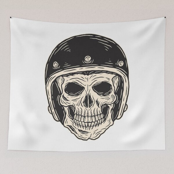 Item preview, Skull Motobike Rider designed and sold by VintageRealm.