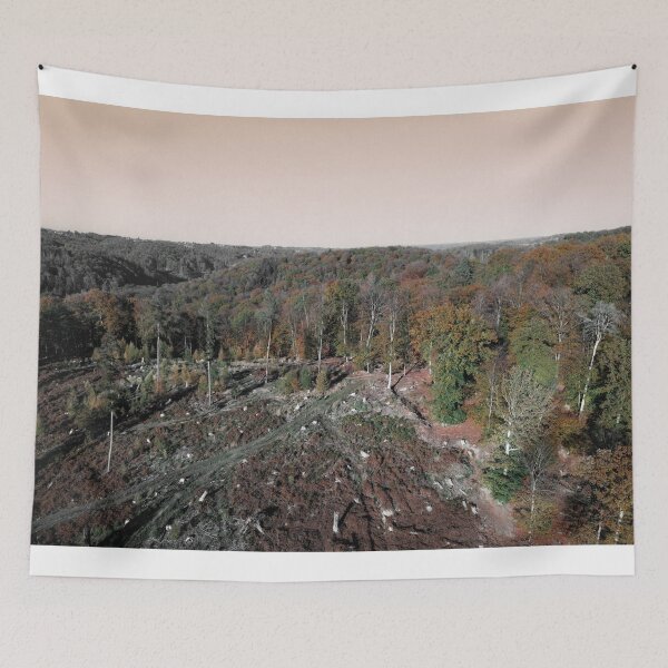 Item preview, Capturing Apocalyptic Atmosphere from Above - Autumn Colors of the Forest designed and sold by TRex-Landscapes.