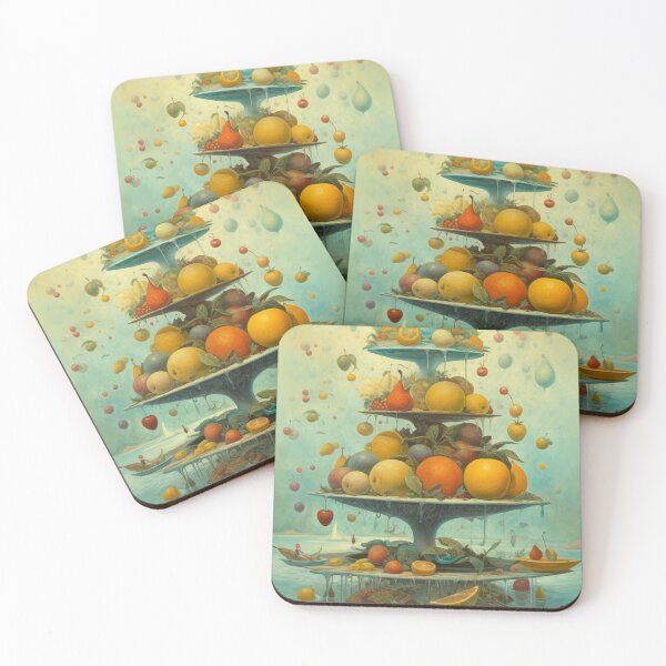 Item preview, 004 Surreal Organic Fruits designed and sold by nikoart001.