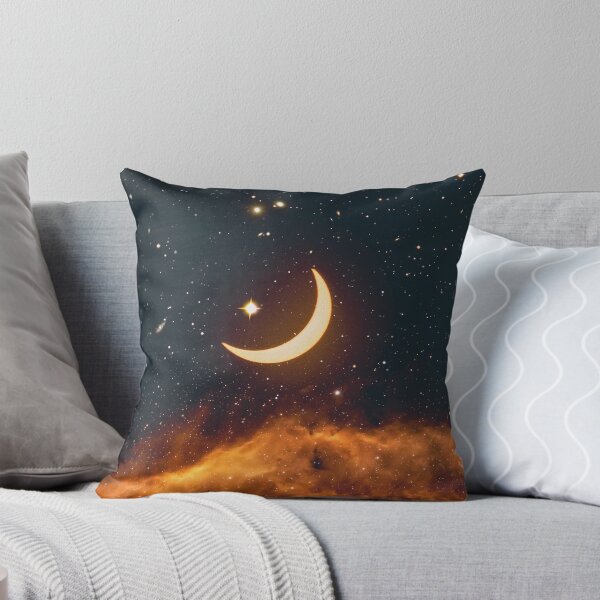 Aperçu de l'œuvre Lune qui brille dans l'espace sombre créée et vendue par Yasmine khalifa.