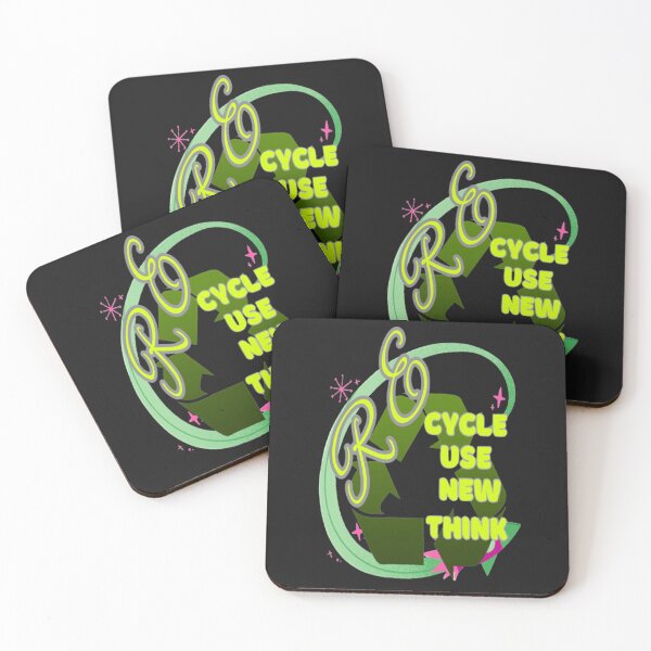 Item preview, Recycle Reuse Renew Rethink Crisis Environmental Activism Earth Day Lettering Design, go green safe our planet design inspired by nature designed and sold by Adri Barnard.