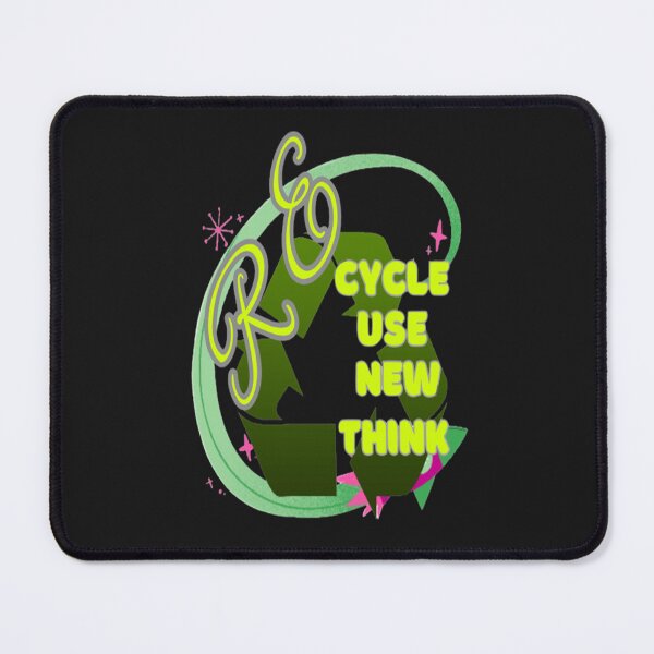 Item preview, Recycle Reuse Renew Rethink Crisis Environmental Activism Earth Day Lettering Design, go green safe our planet design inspired by nature designed and sold by Adri Barnard.
