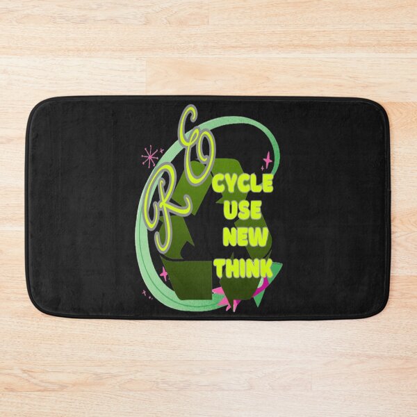 Item preview, Recycle Reuse Renew Rethink Crisis Environmental Activism Earth Day Lettering Design, go green safe our planet design inspired by nature designed and sold by Adri Barnard.
