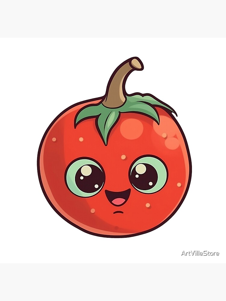 Red Tomato Cute Drawing Red Tomato Stock Illustration 1735594457 |  Shutterstock