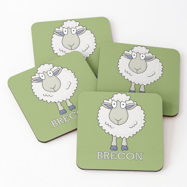 Item preview,  Fluffy funny brecon Wales sheep cartoon fun drawing designed and sold by SoulTrekking.