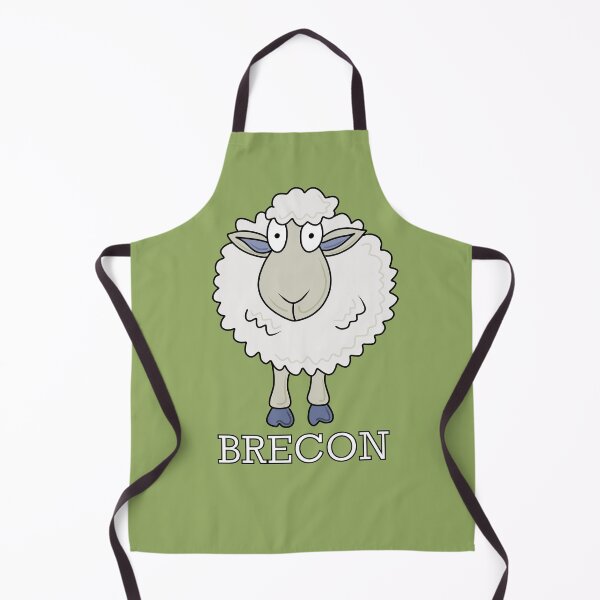 Item preview,  Fluffy funny brecon Wales sheep cartoon fun drawing designed and sold by SoulTrekking.