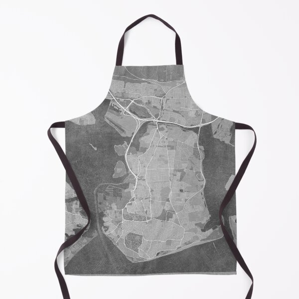 Item preview, Map of Portsmouth (England) in gray vintage style designed and sold by blursbyai.