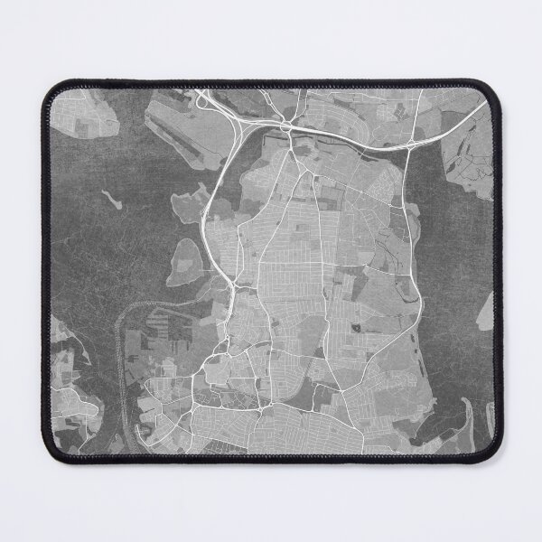 Item preview, Map of Portsmouth (England) in gray vintage style designed and sold by blursbyai.
