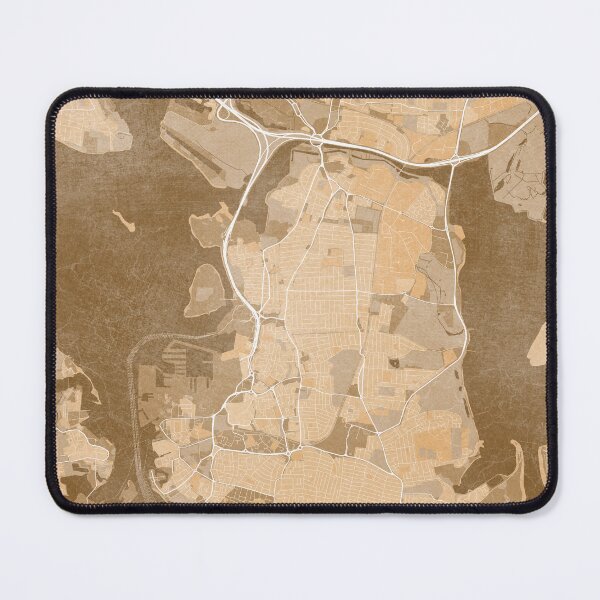 Item preview, Map of Portsmouth (England) in sepia vintage style designed and sold by blursbyai.