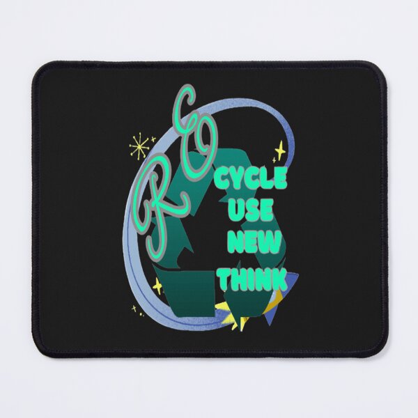 Item preview, Recycle Reuse Renew Rethink Crisis Environmental Activism Earth Day Lettering Design 2, go green safe our planet design inspired by nature designed and sold by Adri Barnard.